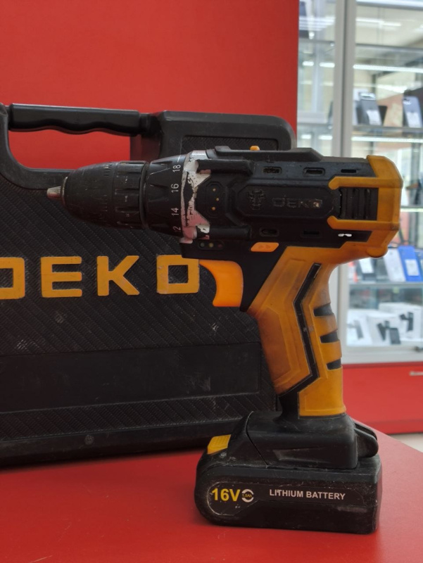 Шуруповерт Deko DKCD16FU-Li