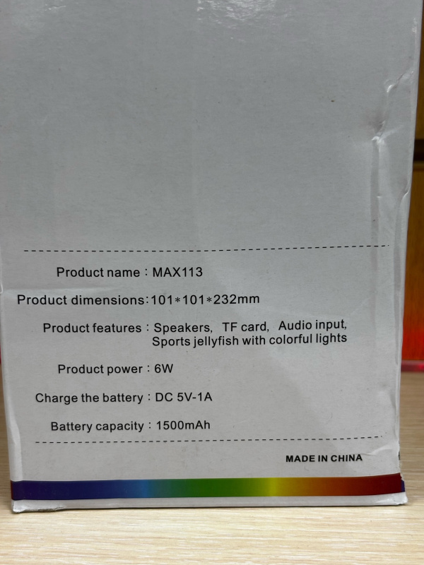 Колонки КОЛОНКА MAX113 JELLYFISH